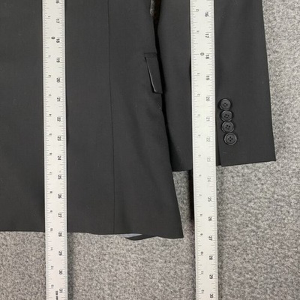 Topman 2 Piece Skinny Fit Suit 38R 32L Black Formal Wedding Business Prom - Picture 12 of 16